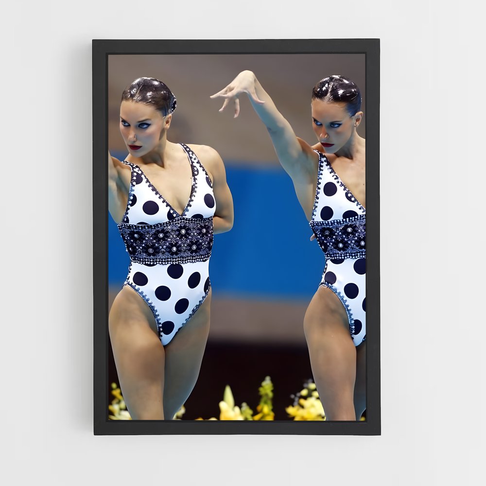 Poster Ona de carbonell – affiche Natation synchronisée (vue 2)